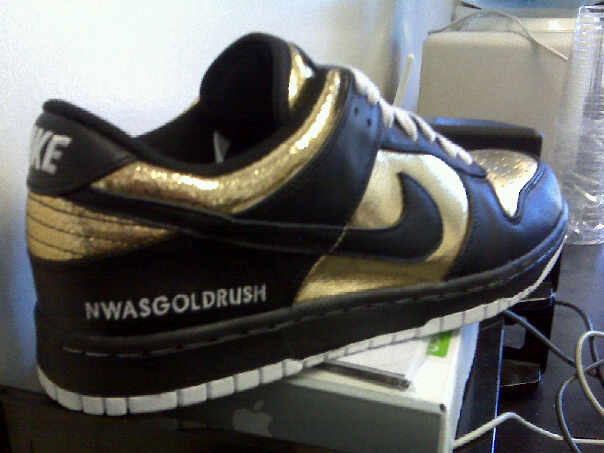 Shoes made for Ben and myself for use on the goldRush